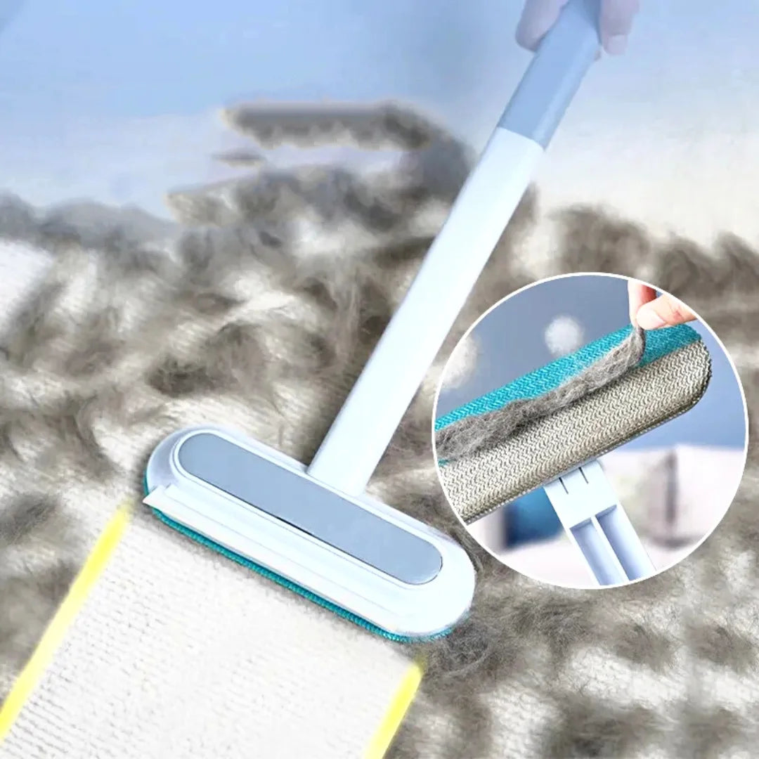 LintLift™ - Pet Hair Cleaning Brush with Squeegee for Pet Owners
