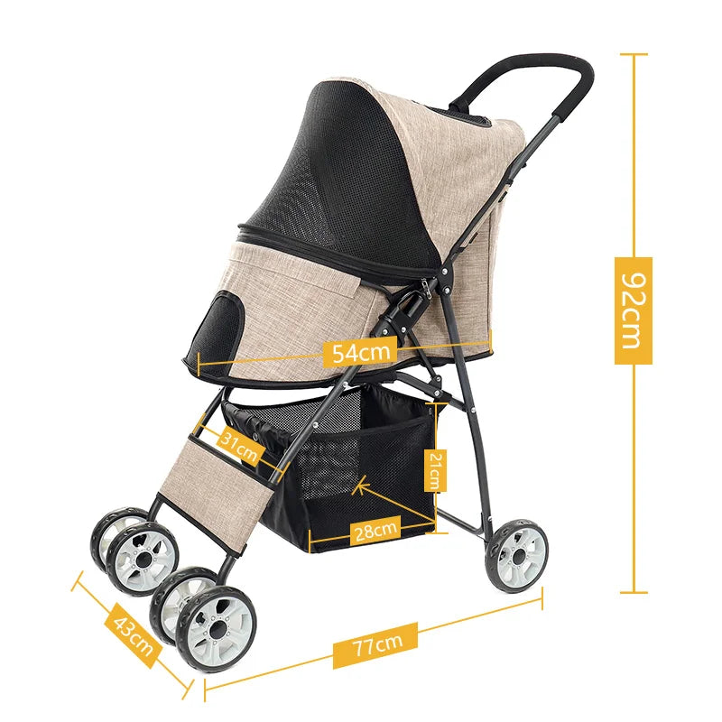 Fold-N-Go™ - Pet Cruiser Stroller